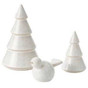Christmas Trees Bird Decoration, Set of 3 Limited Edition